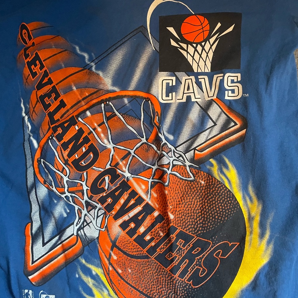 Cavs Blue Graphic T-Shirt - Picture 2 of 4